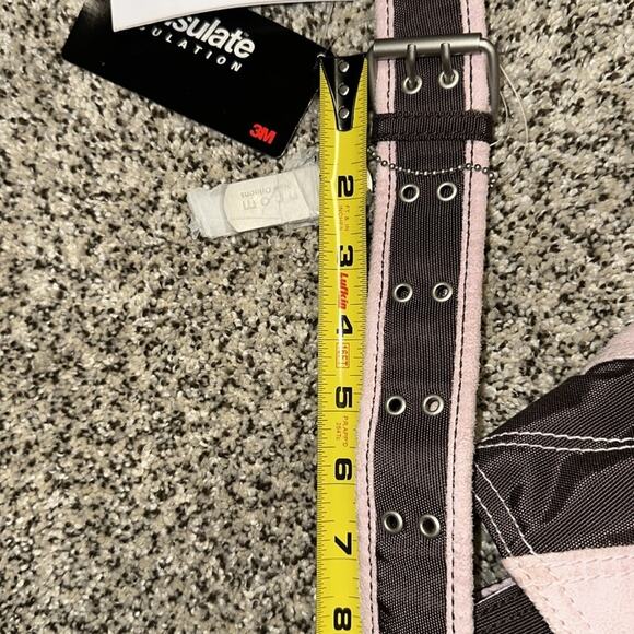 NWT Kalencom Silver Spoon Hannah's Messenger Diaper Bag Pink and Brown - Picture 12 of 12